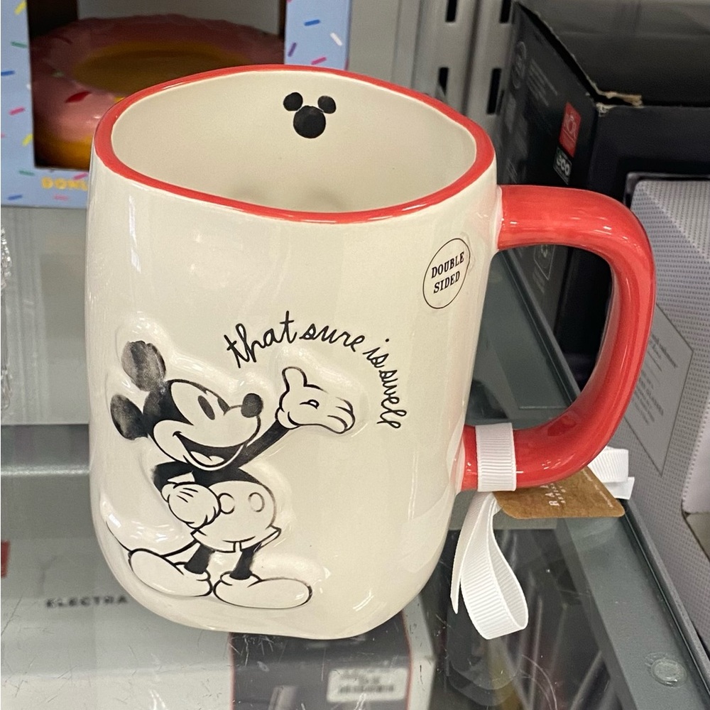 Rae Dunn x Disney “THAT SURE IS SWELL” Mickey Mouse  Double Sided Mug